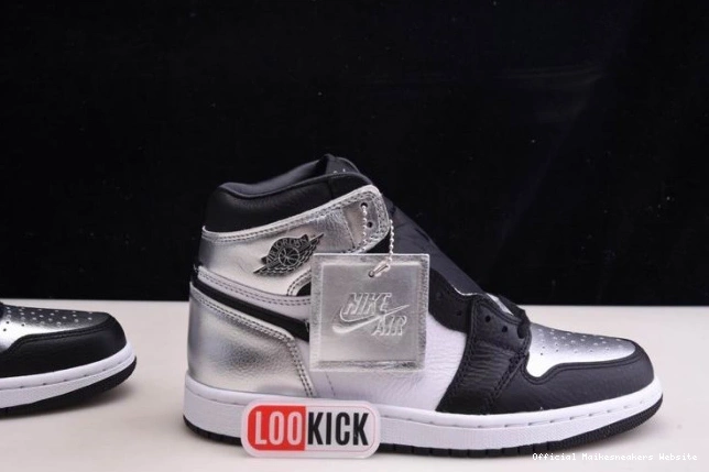 Official Maikesneakers CD0461-001 OG JORDAN WMNS TOE 1 SILVER HIGH AIR 0802